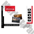 Fehértábla mágneses OPTIMA aluminium kerettel 45x60 cm