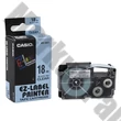 Feliratozó szalag CASIO XR 18 X1 18mm x 8m átlátszó alapon fekete írásszín