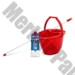 Felmosó szett BONUS extra vödör 11L+ 120cm nyél + softmop pótfej kék