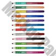 Filctoll ASTRA duo 24 színű 12 darabos