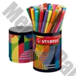 Filctoll STABILO Pen 68 Arty henger alakú 45 darabos