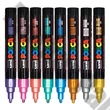 Filctoll UNI Posca PC-5M metál színek 8 darabos