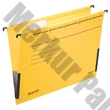 Függőmappa oldalvédelemmel LEITZ Alpha Standard A/4 karton sárga 25 darabos