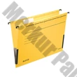 Függőmappa oldalvédelemmel LEITZ Alpha Standard A/4 karton sárga 25 darabos