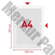 Genotherm "L" ESSELTE Standard  A/4 115 mikron narancsos 10 darabos