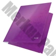 Gumis mappa LEITZ Wow A/4 karton 15 mm lila