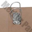Gyűrűskönyv DONAU Life A/4 50 mm 2 gyűrű karton neon kék-barna