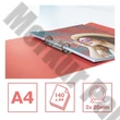 Gyűrűskönyv ESSELTE Colour Breeze A/4 25 mm 2 gyűrűs PP korall