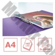 Gyűrűskönyv ESSELTE Colour Breeze A/4 25 mm 2 gyűrűs PP levendula