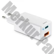 Hálózati töltő HAMA USB/USB-C 65W fehér