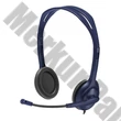 Headset vezetékes LOGITECH School Jack Sztereo OEM kék