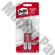 Hibajavító toll HENKEL Pritt Pocket Pen fémhegyű 2x8ml 2 darabos