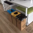 Hulladéktároló karton szelektív 20 L papírhoz magyar felirattal