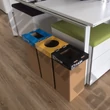Hulladéktároló karton szelektív 20 L vegyes hulladékhoz magyar felirattal