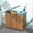 Hulladéktároló karton szelektív 50 L fémhez magyar felirattal