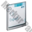 Irányítótábla DURABLE Click Sign 149x148,5 mm grafit
