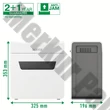 Iratmegsemmisítő LEITZ IQ Protect Premium 3M mikrokonfetti 3 lap