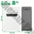 Iratmegsemmisítő LEITZ IQ Protect Premium 6M mikrokonfetti 6 lap