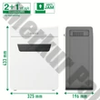 Iratmegsemmisítő LEITZ IQ Protect Premium 8X konfetti 8 lap