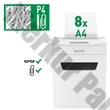 Iratmegsemmisítő LEITZ IQ Protect Premium 8X konfetti 8 lap