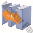 Iratrendező PLUS Zero Max A/4 bővíthető 18-118 mm szürke