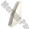Irattartó papucs LEITZ Wow 60 mm műanyag metálfényű fehér
