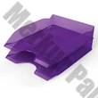 Irattartó tálca DURABLE Basic A/4 átlátszó lila