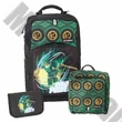 Iskolatáska szett LEGO Optimo 3 részes Ninjago Dragon tornazsákkal és felszerelt tolltartóval