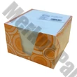 Kockatömb fehér FORTUNA 9x9x6 cm mintás tartóban