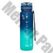 Kulacs ARS UNA műanyag matt BPA-mentes motivációs ombre 1000 ml Dark sea