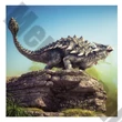 Lemeznaptár REALSYSTEM 300x300mm Dinosaurs 2026.
