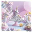 Lemeznaptár REALSYSTEM 300x300mm Happy Unicorns 2026.