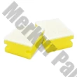 Mosogatószivacs BONUS karcmentes extra nagy 13,5x9x4,5cm sárga-fehér 2 darabos
