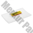 Névjegykitűző DURABLE Click Fold 40x75 mm mágneses elfordulásmentes átlátszó