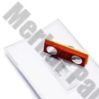Névjegykitűző DURABLE Click Fold 54x90 mm mágneses elfordulásmentes átlátszó