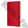 Notesz vonalas MOLESKINE QP616F2 "L" puhafedeles skarlát piros