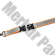 Nyakpánt DURABLE biztonsági zárral 20 mm fényvisszaverős szürke-narancs