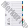 Regiszter DURABLE műanyag A/4 10 színes
