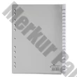 Regiszter DURABLE műanyag A/4 1-20 részes szürke
