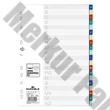 Regiszter DURABLE műanyag A/4 1-20 számos-színes