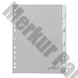 Regiszter DURABLE műanyag A/4 1-5 részes szürke