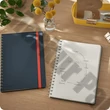 Spirálfüzet kockás LEITZ B/5 80 lapos Cosy Soft Touch keményfedeles bársonyszürke