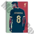 Spirálfüzet vonalas LIVERPOOL A/4 70 lapos