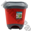 Hulladéktároló pedálos szelektív Ekolux  Duo 2 részes 2x10,5L