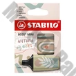 Szövegkiemelő STABILO Boss Mini Naturevibes 3 darabos