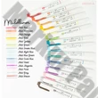 Szövegkiemelő kétvégű ZEBRA Mildliner Cool&Refined, Fluorescent, Warm 1,4-4,0 mm 15 darabos