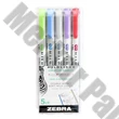 Szövegkiemelő kétvégű ZEBRA Mildliner cool & refined 1,4-4,0 mm 5 darabos