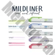 Szövegkiemelő kétvégű ZEBRA Mildliner cool & refined 1,4-4,0 mm 5 darabos