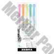 Szövegkiemelő kétvégű ZEBRA Mildliner fluorescent 1,4-4,0 mm 5 darabos