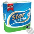 Toalettpapír STAR Trio 3 rétegű 4 tekercses